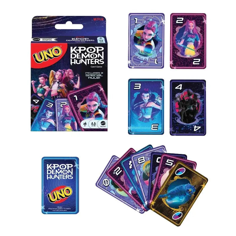 Cartes UNO K-POP Demon Hunters