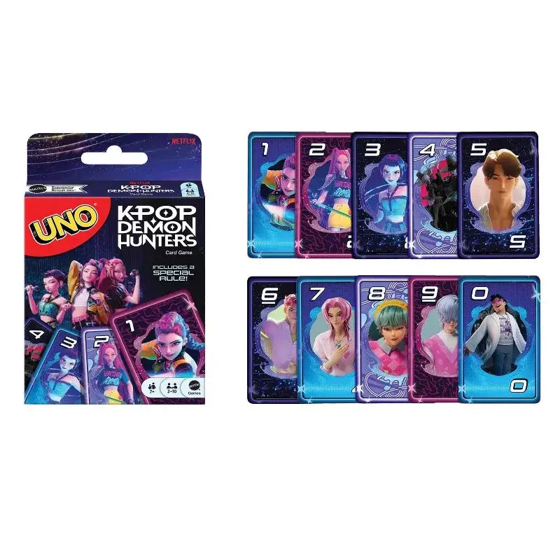 Cartes UNO K-POP Demon Hunters