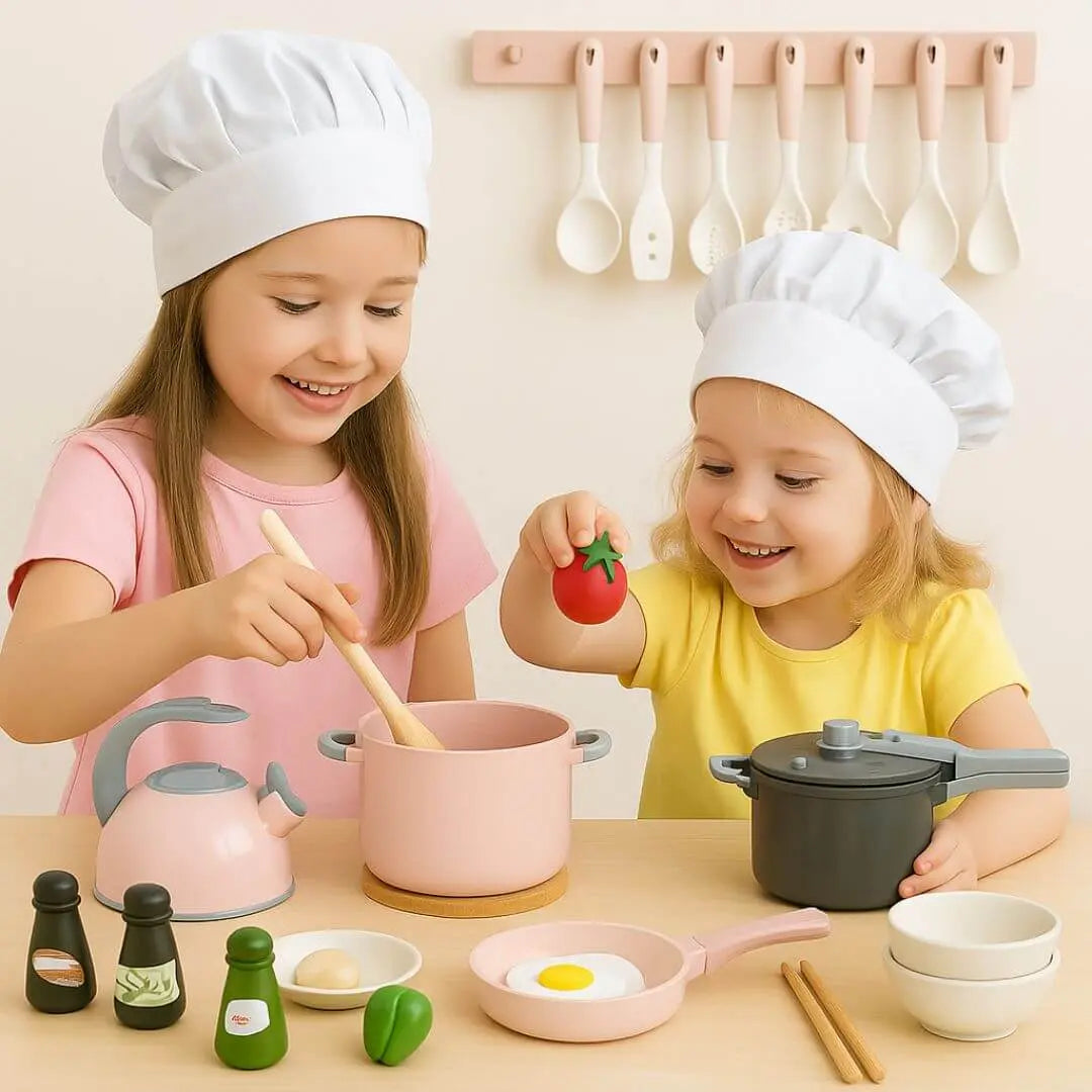Jouet Cuisine Enfant 32 Pièces – Dinette Petit Chef