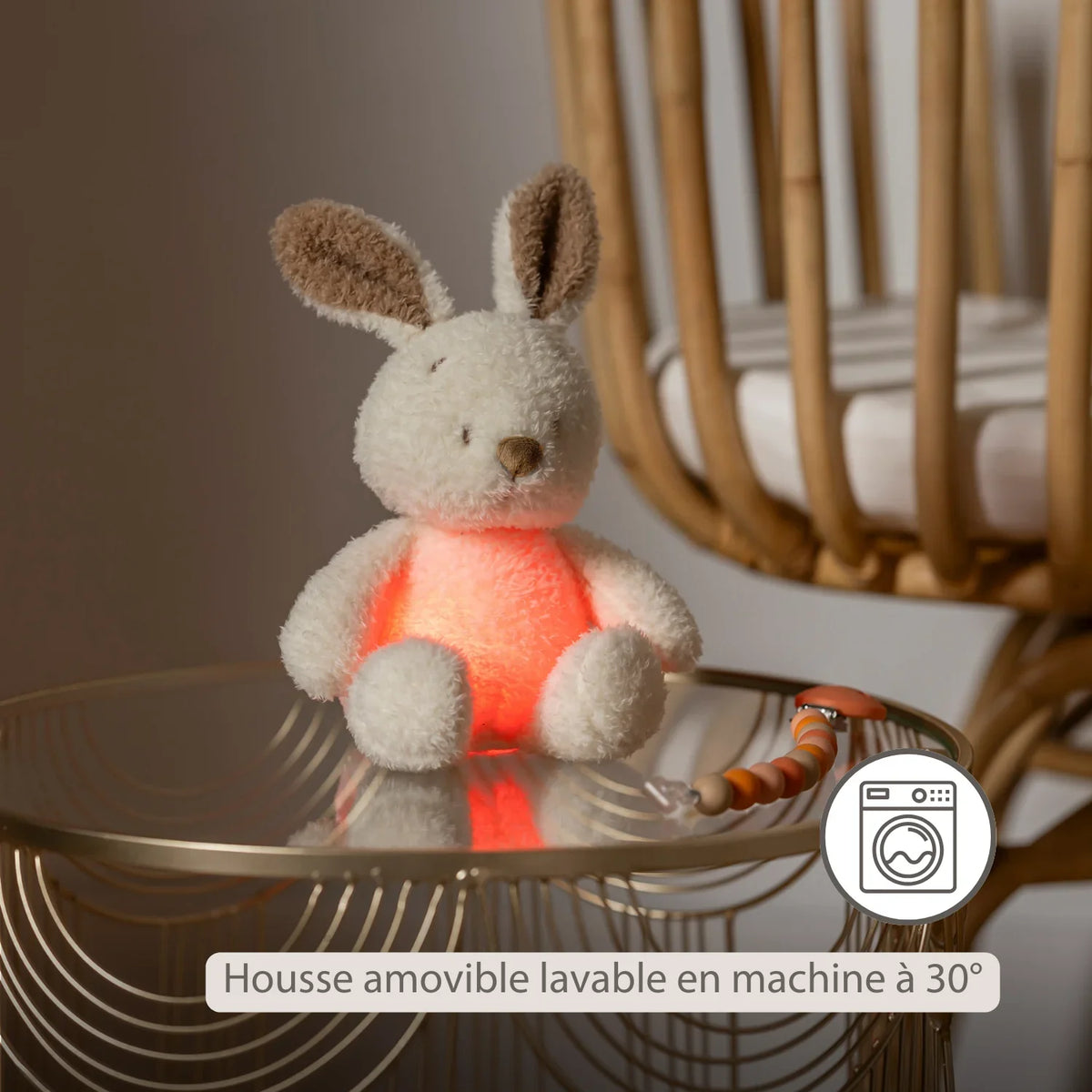 Mon beau doudou - veilleuse lapin