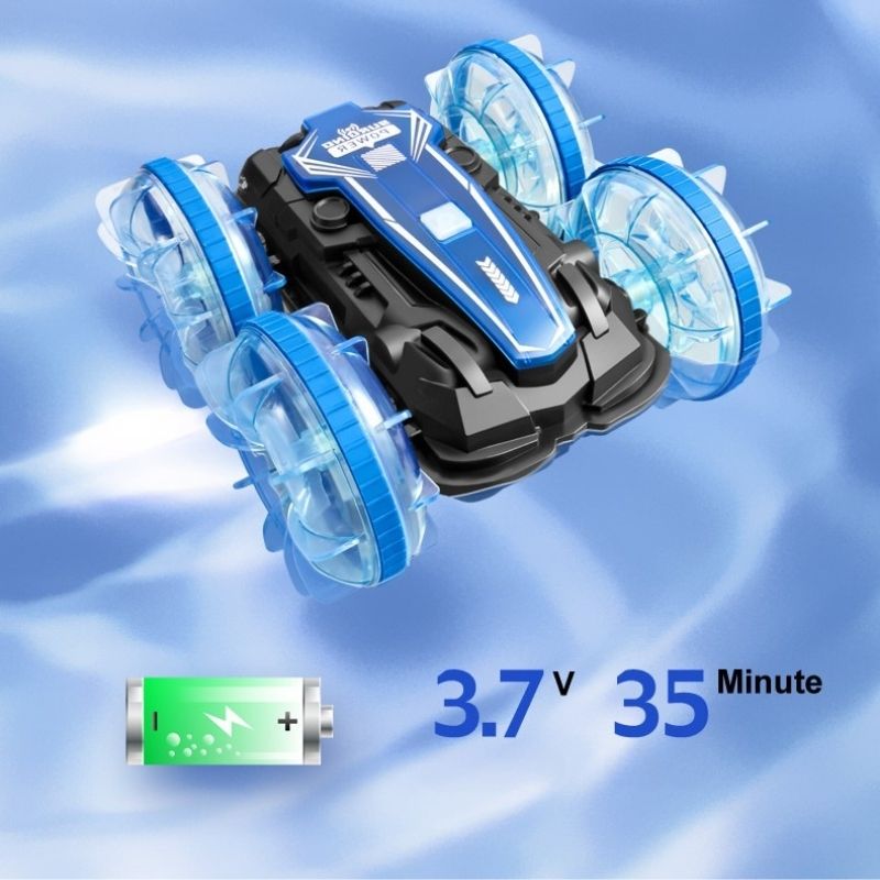 Voiture Télécommandée Amphibie Enfant | WaveClimber