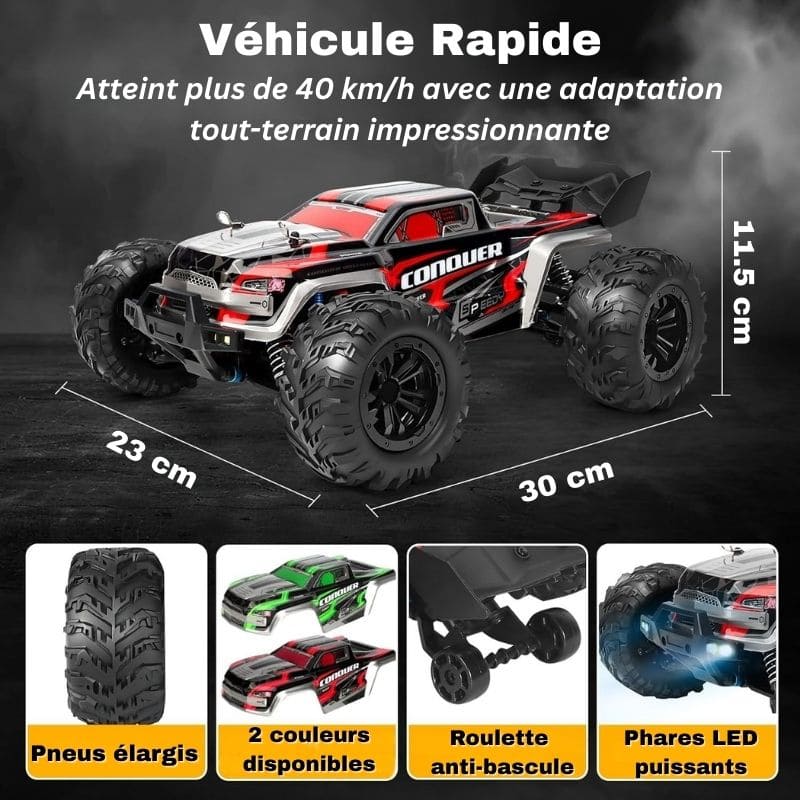 Voiture Télécommandée Buggy Haute Vitesse 4x4 – 50 km/h | ThunderClimb