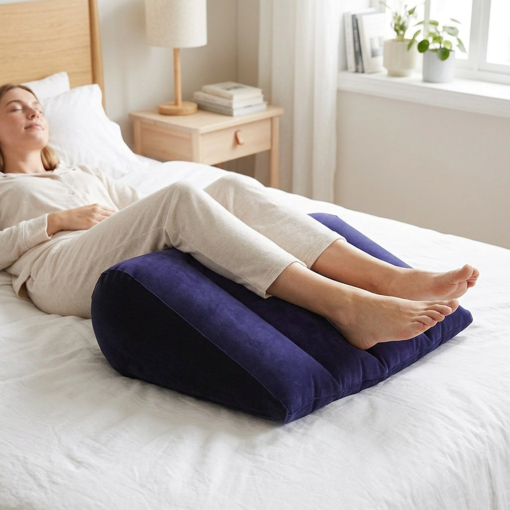 Coussin gonflable en forme de triangle