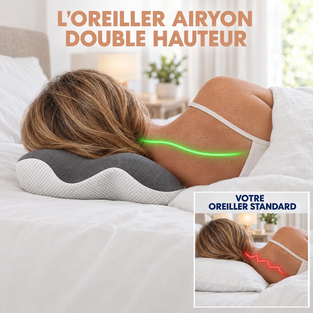 Oreiller Airyon double hauteur