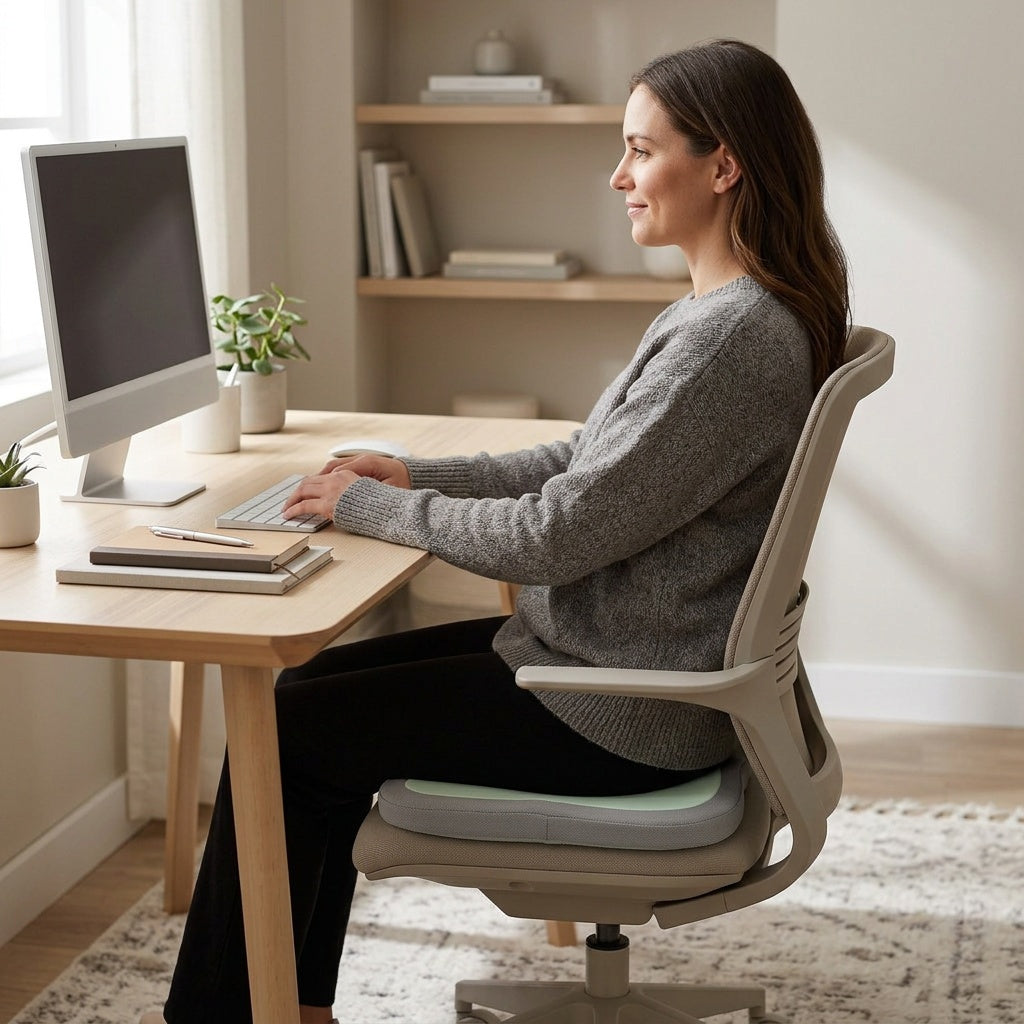 Coussin d'assise portable à mémoire de forme
