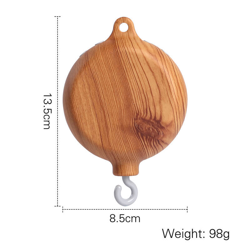 Bras de Mobile en Bois de Hêtre Premium & Support de Filet (Montage Universel pour Lit Bébé)