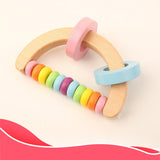 Montessori Nature Wooden Sensory Rattle & Bell Kit (Organic Beech)